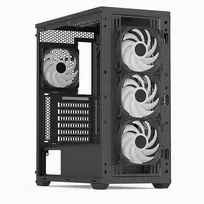 mesh korpusai - Aerocool B502A Juodas (Black) - 5 nuotrauka