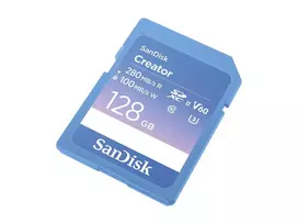 sdxc 128gb uhs ii - SanDisk Creator 128GB SDXC UHS-II Class 10 - 3 nuotrauka