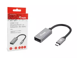 av laidas - Equip Adapteris USB-C -> DisplayPort 1.4 8K60Hz 0.15m gr - 2 nuotrauka