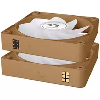 120mm argb pack - Thermaltake CT120 EX Reverse ARGB Sync Brown (3 vnt.) - 3 nuotrauka