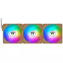 120mm argb pack - Thermaltake CT120 EX Reverse ARGB Sync Brown (3 vnt.) - 4 nuotrauka