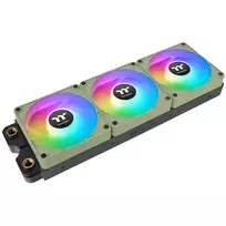 argb fan reverse 140 - Thermaltake CT140 EX Reverse ARGB Sync 140mm 3 vnt. pakuotė (žalia) - 5 nuotrauka