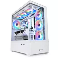 rgb korpuso - Sharkoon AK6 RGB, Balta (White) - 2 nuotrauka