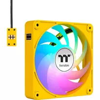pc fans - Thermaltake CT140 EX ARGB Sync 140 mm Geltona (Yellow) Ventiliatorius 3 vnt. - 5 nuotrauka