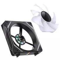120mm argb pack - Jonsbo ZL-120B PWM ARGB 120mm Black (juodas), 3 vnt. - 3 nuotrauka