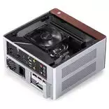 kompiuteris mini korpusas itx - Jonsbo NV10 Mini Korpus ITX Sidabrinis (Silver) - 3 nuotrauka