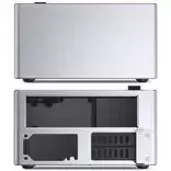 kompiuteris mini korpusas itx - Jonsbo NV10 Mini Korpus ITX Sidabrinis (Silver) - 5 nuotrauka