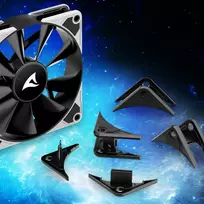 korpuso ventiliatorius - Sharkoon SilentStorm BW120 PWM 120 mm Fan - 4 nuotrauka