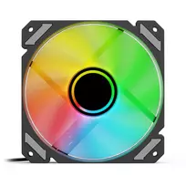 rgb korpuso - Sharkoon SHARK Mirror RGB PWM Reverse Black - 3 nuotrauka