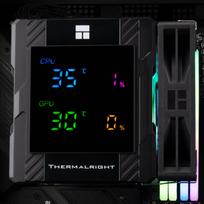 dual tower cooler - Thermalright Peerless Assassin 120 Digital ARGB Juodas (Black) Procesoriaus Aušintuvas - 4 nuotrauka