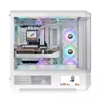 thermaltake tower 600 - Thermaltake View 600 TG Snow White (White) - 4 nuotrauka