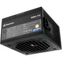 maitinimo 12v 1a - Sharkoon Rebel P15 650W Juodas (Black) - 4 nuotrauka