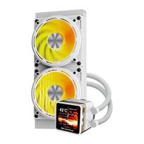 vandens ausintuvas - Darkflash DE240 Liquid CPU Cooler White - 3 nuotrauka