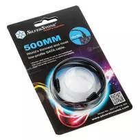 zemes kabelis - SilverStone SST-CP11B-500 SATA kabelis, 50 cm, Juodas (Black) - 2 nuotrauka