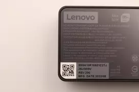 adapteriai type c - Lenovo 5A10W86254 USB-C Maitinimo šaltinis, PD 65W 20/15/9/5V 3P WW CHY, Juoda - 2 nuotrauka