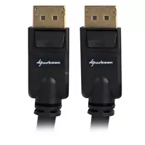 displayport kabelis 4k - Sharkoon Displayport Cable 1.3 4K - juodas - 3m - 2 nuotrauka