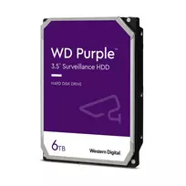 6tb hdd - HDD|WESTERN DIGITAL|Purple|6TB|SATA|SATA 3.0|128 MB|5640 rpm|3,5"|WD62PURZ - 5 nuotrauka