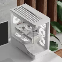 atx korpusai - Aerocool P500A-WT-v1 White (Baltas) - 3 nuotrauka