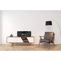 boombox radijas - Medion LIFE P66538 Retro-Boombox Juodas (Black) - 6 nuotrauka