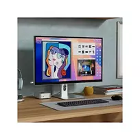 monitorius 14 - Alogic ASPEKT Touch 32" 4K UHD, IPS, sidabrinis (silver) - 2 nuotrauka
