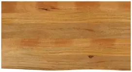 Stalviršis, 100x60x3,8cm, mango masyvas, su gyvu kraštu