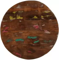 Stalviršis, 60x1,5cm, perdirbtos medienos masyvas, apskritas