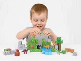 magnetines kaladeles - Multistore Building Cubes magnetinis konstruktorius, 142 vnt - 3 nuotrauka