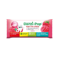 Denti Pop Lollipop Raspberry 15g