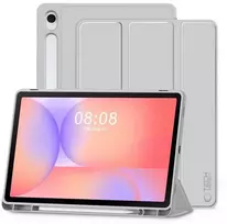 tab 11 - Tech-Protect SmartCase Dėklas Samsung Galaxy Tab S9 11.0 / S9 FE / S10 FE / S10 Lite - Pilkas (Gray) - 1 nuotrauka
