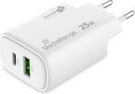 2 usb power adapteris - POWER ADAPTER USB/USB-C 25W/FAST MRMA112-2 MEDIARANGE - 4 nuotrauka