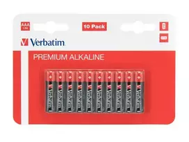 alkaline battery aaa - Verbatim Alkaline Batteries 4 x AAA - 5 nuotrauka