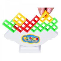 3d zaislai - Jokomisiada Statybinių blokų Balansavimo bokštas Tetris 3D ZA4967 - 9 nuotrauka