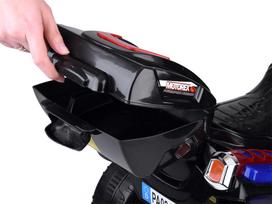 vespa elektromobilis - Vaikiškas elektrinis motociklas Vespa - juodas - 4 nuotrauka