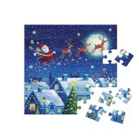 kalendorius - Advento kalendorius dėlionių rinkinys EUROGRAPHICS Christmas TOWN (24x50 det.) - 2 nuotrauka