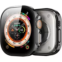 stiklainiai - LCD apsauginis stikliukas/dėklas Dux Ducis Hamo Apple Watch Ultra 49mm juodas - 2 nuotrauka