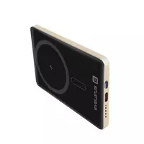 belaidis power bank - Evelatus MagLink Elite EVEP02PBMEG 5000mAh, 20W, belaidis įkrovimas, auksinis - 2 nuotrauka