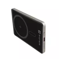 power bank wireless - Evelatus MagLink Elite PD20W 5000mAh Power Bank EVEP02PBME pilkas - 2 nuotrauka