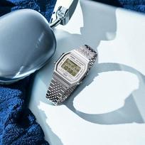 casio - CASIO VINTAGE ABL-100WE-7AEF Sidabrinis (Silver) - 3 nuotrauka