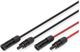 saules kabelis - Digitus Solar Extension Cable DK-SCEC64-0050 2x5m 4 mm² MC4 Juoda (Black) / Raudona (Red) - 1 nuotrauka