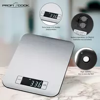 elektronines svarstykles - ProfiCook PC-KW 1061 - 3 nuotrauka