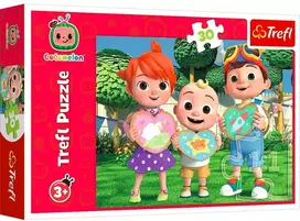 Trefl Cocomelon Pasilinksminkime kartu, 30 det.