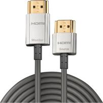 type 2 kabelis - Lindy HDMI A - HDMI A 4.5 m - 4.5 m - HDMI Type A (Standard) - HDMI Type A (Standard) - 3D - Juodas,Gold,Sidabrinis - 3 nuotrauka