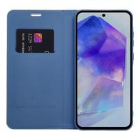 s10 deklas - Forcell LUNA Book Carbon dėklas skirtas Samsung Galaxy S10 Mėlyna (Blue) - 10 nuotrauka