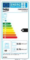 indukcine virykle - Beko FSM59300XCS - 2 nuotrauka