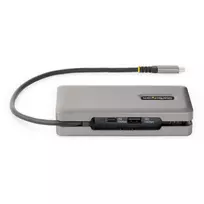 hdmi female hdmi male - Adapteris StarTech USB-C Multiport Adapter USB-C Male (vyriška), 2xUSB 3.2/USB-C 3.2/HDMI/VGA/RJ-45/USB-C PD Female (moteriška), 0.3 m, pilka - 5 nuotrauka