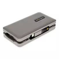 hdmi female hdmi male - Adapteris StarTech USB-C Multiport Adapter USB-C Male (vyriška), 2xUSB 3.2/USB-C 3.2/HDMI/VGA/RJ-45/USB-C PD Female (moteriška), 0.3 m, pilka - 7 nuotrauka