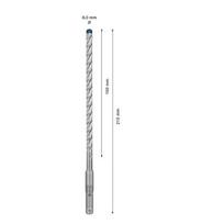 bosch sds 8 - SDS-plus-7X grąžtas Bosch 8x150x215mm, 10 vnt. - 6 nuotrauka