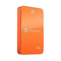 magsafe baterija - Forcell F-Energy SuperSlim F10K8, 10000mAh, 15W, MagSafe, oranžinis - 10 nuotrauka