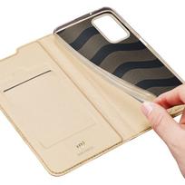 samsung a03 deklai - Dux Ducis "Skin Pro Book Case Galaxy A03s" Gold - 12 nuotrauka