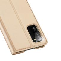 samsung a03 deklai - Dux Ducis "Skin Pro Book Case Galaxy A03s" Gold - 18 nuotrauka